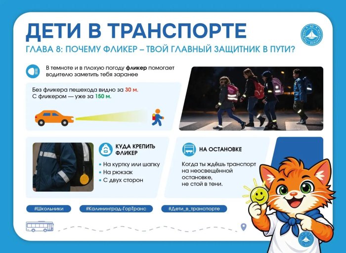 Дети в транспорте. Почему фликер — твой главный защитник в пути?