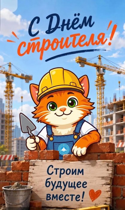 С Днём строителя!