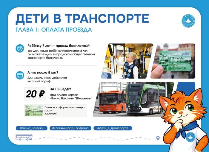 Дети в транспорте. Оплата проезда