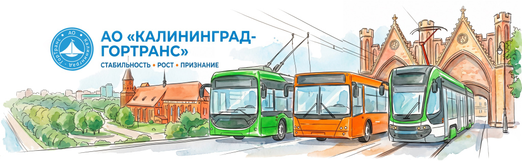 АО «Калининград-ГорТранс» — старейшее и крупнейшее муниципальное пассажирское предприятие Калининградской области